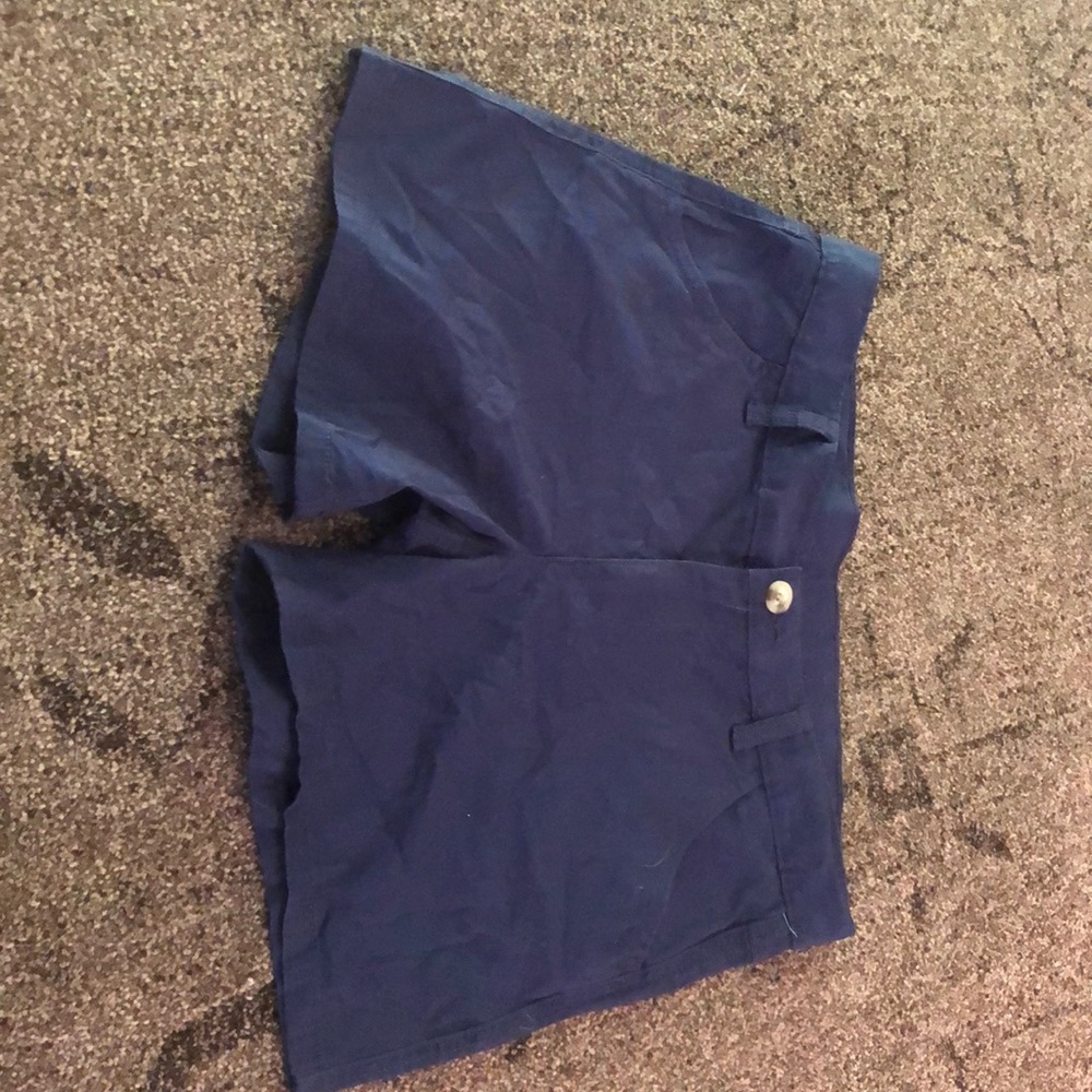 Navy blue Bermuda shorts